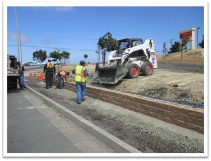 Description: Retaining Wall Parkway Patway Project 6-2014 (1)